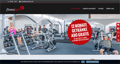 Desktop Screenshot of fitnessfarm.de